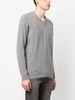 V-neck wool jumper