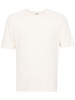 towelling-finish knitted T-shirt