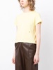 cropped short-sleeve T-shirt