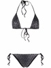 crystal-embellished monogram bikini