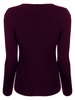 sweetheart-neck virgin-wool top