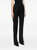 Lurex pinstriped trousers