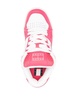 two-tone panelled sneakers