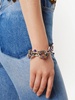 XL pearl-embellished chain-link bracelet