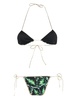 Sam leaf-print bikini set