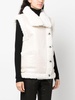 reversible faux-leather shearling gilet