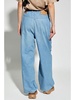 logo-patch wide-leg jeans