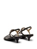 round toe leather sandals