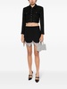 Self Portrait Black Boucle Cropped Jacket