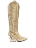 Strass CowBoy calf-length boots