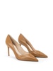 Pamela 85mm leather pumps