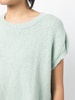 round-neck knitted top 