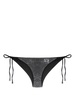 Ikon lurex tie-fastening bikini bottoms