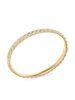 18kt yellow gold diamond sculpted cable bracelet