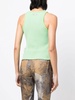 embroidered-motif tank top 