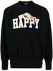 bead-embellished fleece sweatshirt