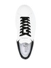 H-Stripes calf leather sneakers with logo