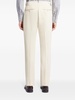 straight-leg tailored trousers