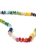 18kt yellow gold rainbow gemstone beaded necklace