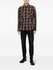 plaid-check cotton shirt 