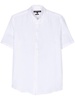 short-sleeve linen shirt