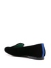 slip-on velvet loafers