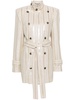 Stockholm sequin striped coat