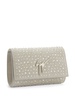 Cleopatra crystal-embellished clutch bag