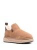 Malibu logo-plaque suede boots