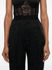 logo-jacquard pleated jumpsuit 