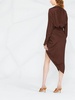 Puno draped shirt dress