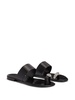 Norbert leather slides