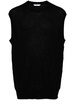 intarsia-knit crew-neck vest 