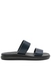 Nicos leather slides 