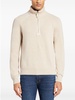 half-zip knitted jumper 