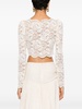 cropped lace blouse