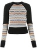 colour-block jumper