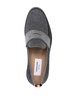 colour-block wool loafers