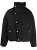 Jacquemus Asymmetric Buttoned Highneck Puffer Jacket