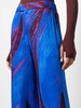 abstract-print wide-leg trousers