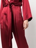 wide-leg silk satin trousers