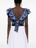 Delft Dinasty floral-print vest