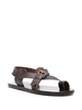 Paris flat leather sandals