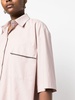 flap-pocket detail shirt