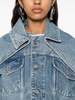 detachable-panels denim jacket