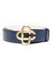 logo-buckle belt