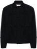 spread-collar button-up jacket 