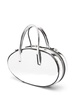 Egg mirrored-leather tote bag