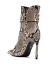 python-print ankle boots