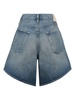 Gaucho denim shorts